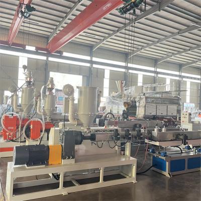 China PP PE PVC PA Nylon Plastic Single Wall Corrugated Pipe Machine SGS Approved for sale
