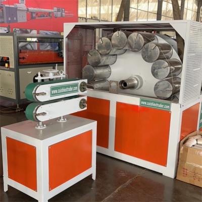 China Plastic Single Screw Extruder Reinforced Flexible PVC Duct Production Line for sale