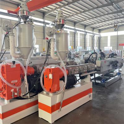 Китай HDPE PP гофрированная канализационная линия, одношрубная пластиковая экструдерная машина продается