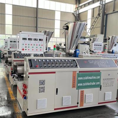 China Reinforced PVC Pipe Production Line PVC Pipe Extrusion Machine SGS for sale