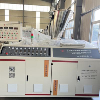 China Plastic Extrusion Equipment Manufacturers , PVC Rain Gutter Making Machine for sale