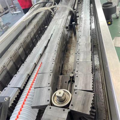 中国 plastic double wall corrugated drainage pipe machine line manufacturing equipment 販売のため