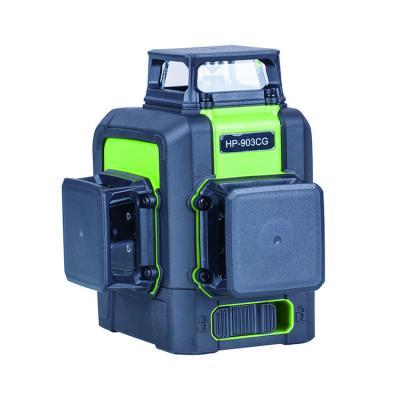 China Self Leveling 3D Laser Level Green Beam Rotary Laser Hand Tool and Tool Box Kit for sale