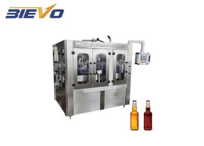 China 1000bph Crown Cap Carbonated Soft Drink Filling Machine 200-1000ml Glass Bottle BGF12-6 for sale