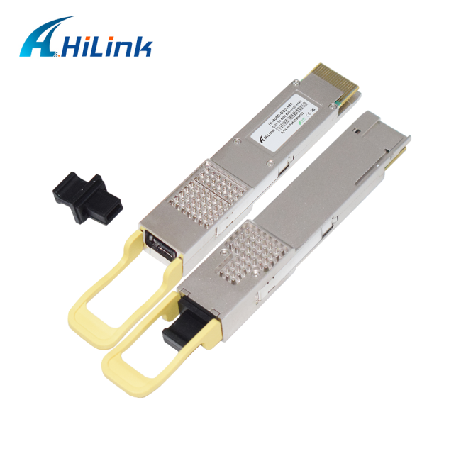 HL-QDD-400G-SR4 transceiver top view