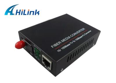 China Cat5 UTP Cable Single Mode Single Fiber Media Converter Full / Half Duplex Mode for sale