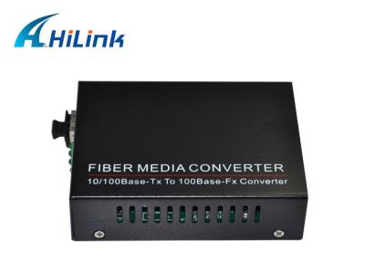 China Netaxcess 10 / 100Base TX To 100Base FX Media Converter LC Connector With SFP Port / Rj45 for sale