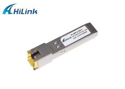 China 2.5G Data Rate RJ45 Copper SFP Transceiver 1000base-T 100base-T for sale