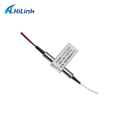 China 1x2 Fiber Mechanical Optical Switch 2 Ports P1 Blue P2 RED P3 Black New Condition for sale