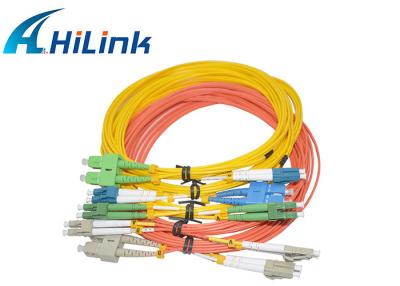 China Simplex Duplex SM/MM Patch Cord Pigtail SC LC ST FC MU APC UPC Connector for sale