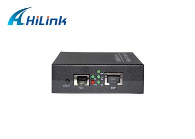 China Auto Negotiation 1A 5G 10G Ethernet Fiber Media Converter for sale