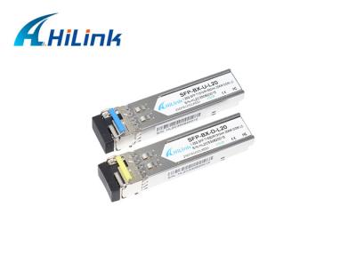 中国 Hilink Wdm 20Km SFP 1310/1550nm 1.25G BiDiのトランシーバー モジュール 販売のため