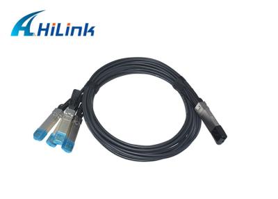 China 40G QSFP To 4SFP10G breakout Passive Direct Attach Copper Cable DAC 3M Data Center Switch for sale