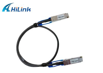 China QSFP MSA Direct Attach Copper Cable 26AWG Passive Twinax HILINK QSFP56-200G-PCU1M for sale