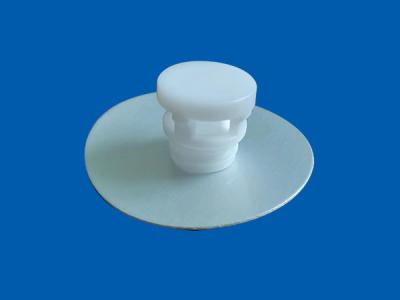 China PET PP PVC Seal Liner Valve Splash Resistant White Plastic for sale