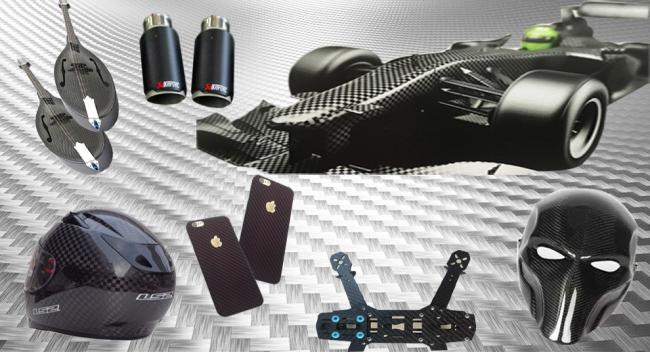 Carbon fiber industrial applications