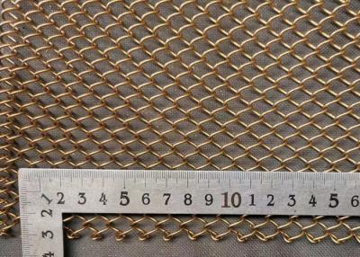 China Bobina de alumínio decorativa da tela do elo de corrente de 1.2mm para cafés dos restaurantes e tomadas varejos à venda