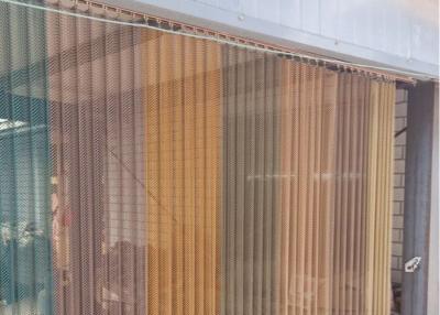 Chine Customized Decorative 1mm Metal Mesh Drapery Anti Rust For Exhibition Hall à vendre