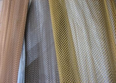 China Colored Hanging Metal Coil Drapery , Room Metal Mesh Curtains Dividers for sale