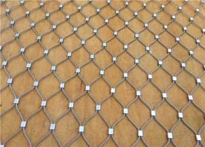 China Woven Rope Architectural Wire Mesh Corrosion Resistant For Zoo Safety Protection for sale
