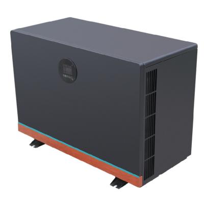 China Black 13KW Swimming Pool Inverter Heat Pump Boiler High COP Low Carbon for sale