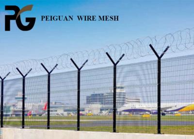 China Corrosion Resistant Concertina Coil Fencing , Iron Wire Prison Security Fence for sale
