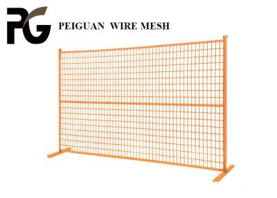 China PVC Coated Canada Temporary Fence , Waterproof Construction Fence Canada for sale