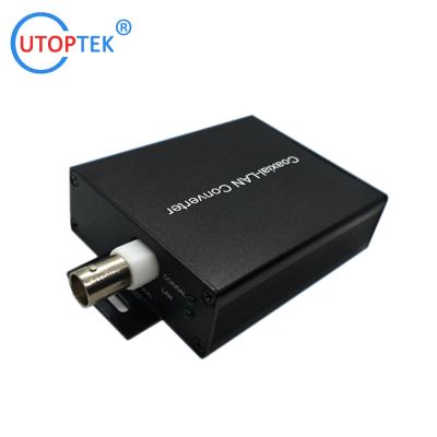 China 10/100Mbps bnc to rj45 converter, EOC slave/master, IP Ethernet over Coaxial Extender 1.5km for CCTV IP camera using for sale