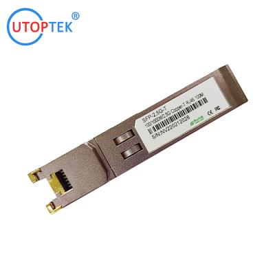 China SFP-2.5G-T Copper RJ45 2.5G SFP modules 100m best price made in china compatible cisco GLC-T for sale