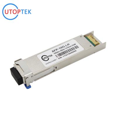 China 10G XFP LR SM Duplex LC 1310nm 10Km DDMI for Cisco/Huawei/HPE hub switch for sale