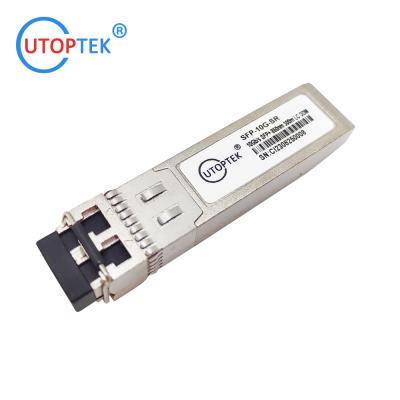 China Cisco Compatible 10G SFP+ SR MM Duplex LC 850nm 300meter with DDM for sale