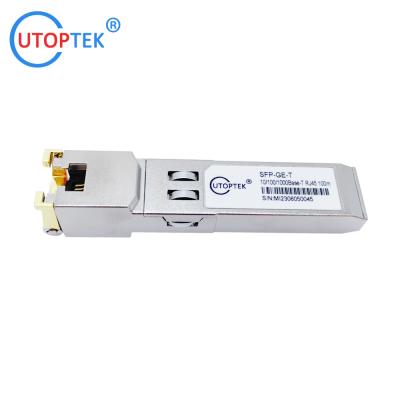 China Marvell chip high qualiqty 10/100/1000Base-T RJ45 Copper SFP module transceiver for cisco/Huawei/juniper/Nokia for sale