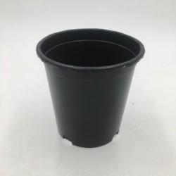China Customizable Black Plastic Flower Pot Outdoor Gallon Pot High Quanlity for sale