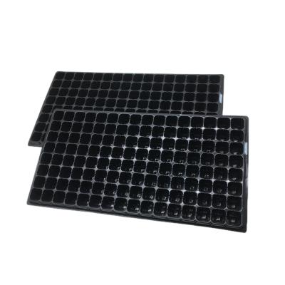 China 128 Holes Cell Tray Plastic Seedling Tray Blueberry Plant Tomato Seedling Trays for sale