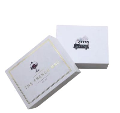 China Macaron Packaging Cake Snack Heaven And Earth Cover Gift Cardboard Box Empty à venda
