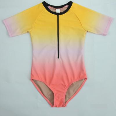 China Children's Digital Print Sports T Shirts / Swimwear With Tie Dye Effect for sale