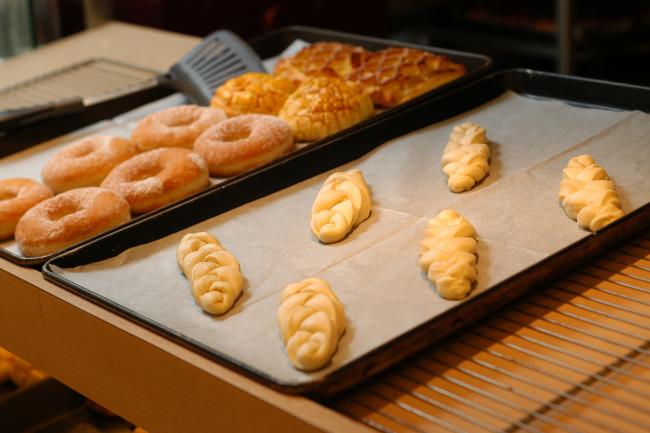 Parchment paper used for food wrapping