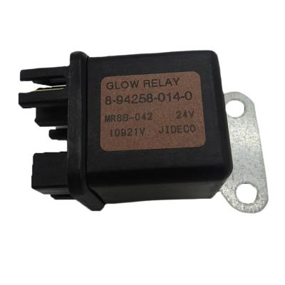 China Safe durable Glow Plug Relay 8 - 94258 - 014 - 0 For EX400 - 3 Excavator for sale
