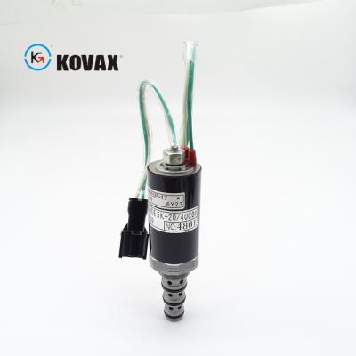 China solenoid valve types KDRDE5K - 20 / 40C04 - 109 for  EC210 excavator hydraulic pump for sale