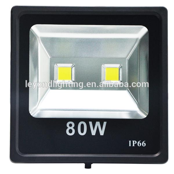 High brightness LED Flood light 80W with IP65 waterproof rating for 3 years warranty.