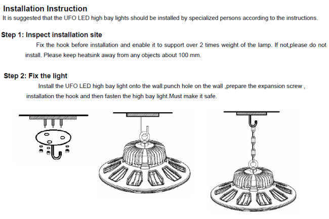 CE RoHS approved waterproof UFO LED High Bay Light Lumileds 3030 Chips Meanwell driver 10