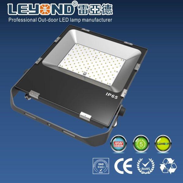Netural White 4000K Waterproof LED Flood Light 100W SMD Flat Pad Flood Lighting 3