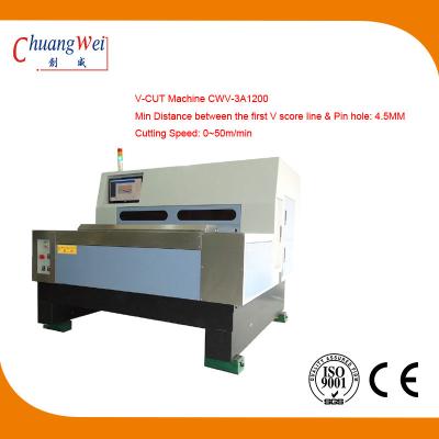 China PCB Cutting Machine 0~50m / Min Cutting Speed & 3.0kw Capacity High Speed Steel Spindle for sale