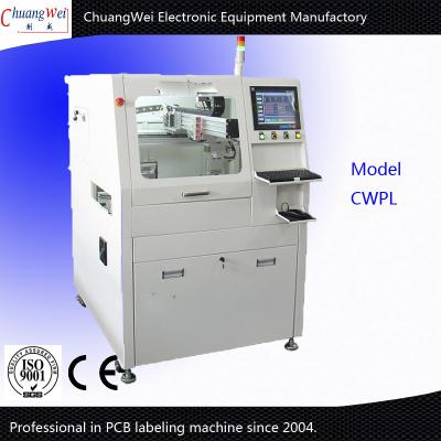 China PCB Labeling Machine with Adjustable Conveyor Height &19 Inch LCD for sale