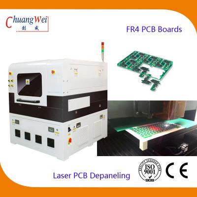 Chine Carte PCB en ligne ou en différé facultative de laser coupant la machine de carte PCB Depaneling avec la longueur d'onde du laser 355nm à vendre