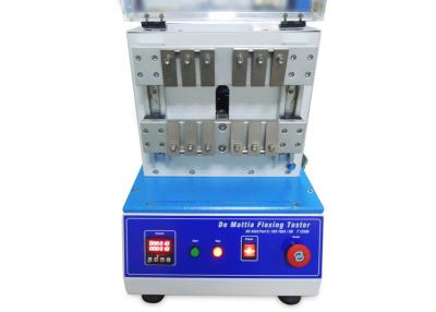 China CE Footwear Testing Equipment , ASTM D7854 Coated Fabric De Mattia Flex Tester for sale