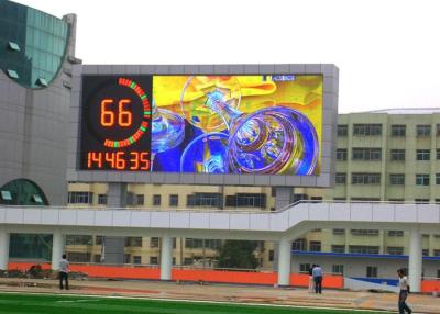 China SMD3535 6mm LED Advertising Screens 4m x 3m Synchronous LED Digital Billboards for sale