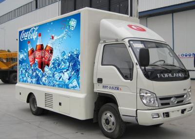 China 1R1G1B Two Edge Mobile LED Screen Truck Rental RGB LED Display 1500R / Min for sale