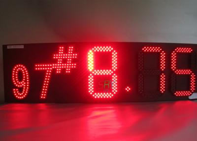 China 8888 Oil Price Led Sign , LED Moving Message Display High Brightness for sale