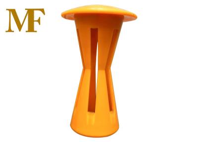 Китай #2-#12 Оранжевый барабан Пластмассовые реберные крышки Песочные часы 40 мм для безопасности падения продается